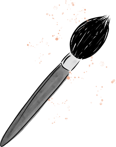 Watercolor Makeup Brush